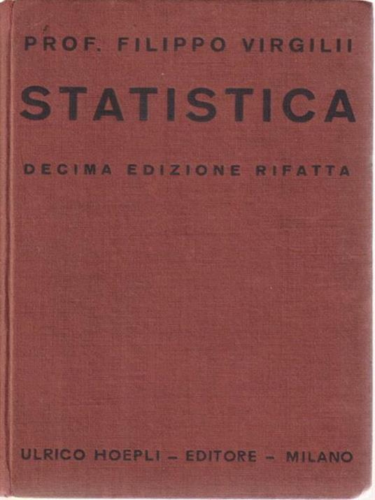   Statistica - Filippo Virgilii - copertina