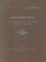   Recherches pour determiner le col des alpes franchi par Hannibal