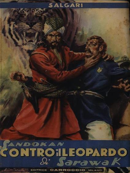   Sandokan contro il leopardo di Sarawak - Omar Salgari - copertina