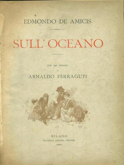 Sull'oceano - Edmondo De Amicis - copertina