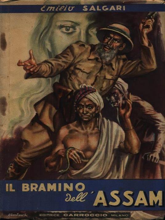 Il bramino dell'Assam - Emilio Salgari - copertina