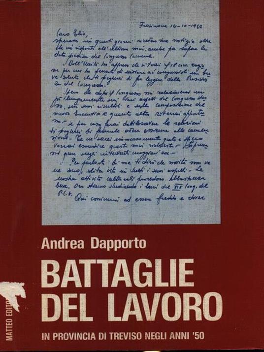   Battaglie del lavoro - Andrea Dapporto - copertina