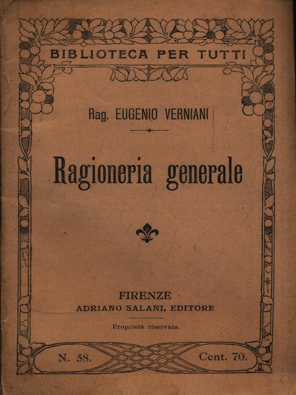Ragioneria generale