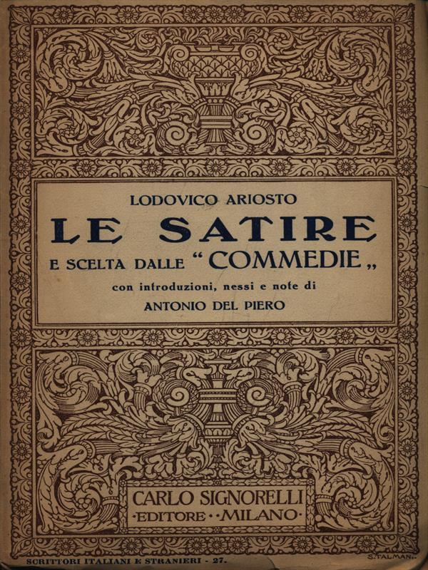 Le satire e scelta dalla Commedie