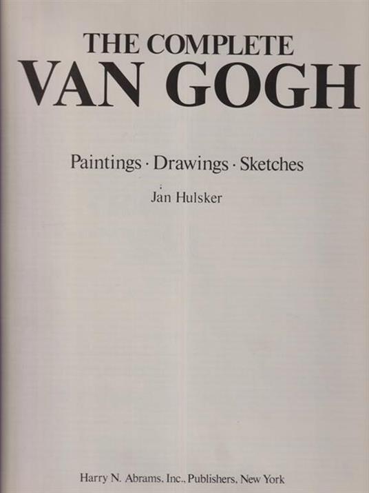The complete Van Gogh - Jan Hulsker - copertina