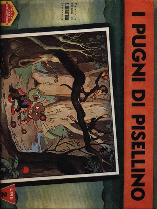 I pugni di Pisellino - A. Burattini - copertina