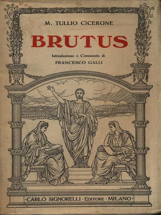 Brutus - M. Tullio Cicerone - copertina