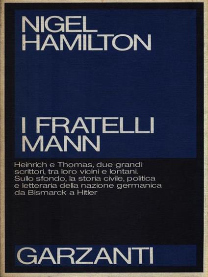 I fratelli Mann - Nigel HamiLéon - copertina