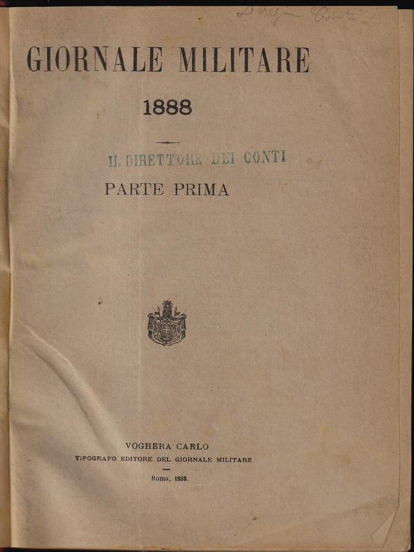Giornale militare 1888