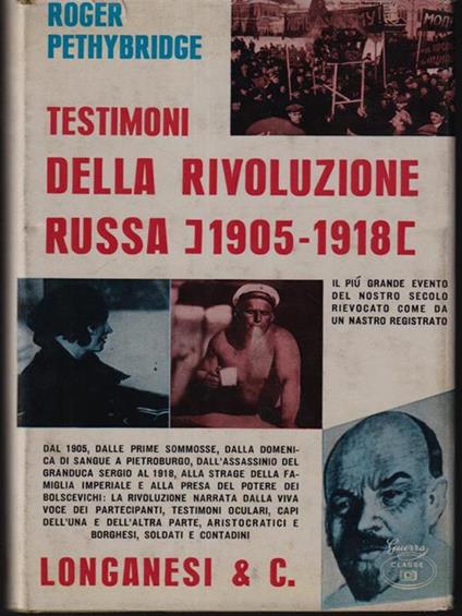 Testimoni della rivoluzione russa - Roger Pethybridge - copertina