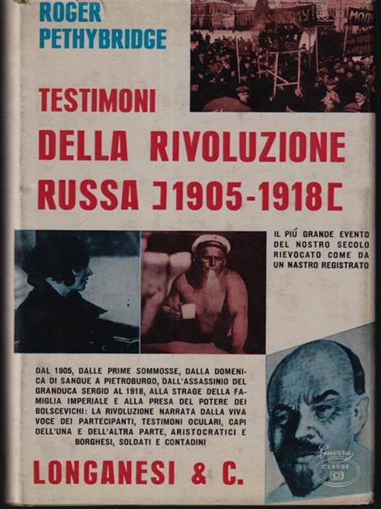 Testimoni della rivoluzione russa - Roger Pethybridge - copertina