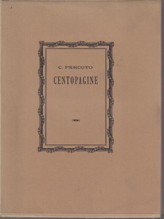 Centopagine - Caterina Percoto - copertina