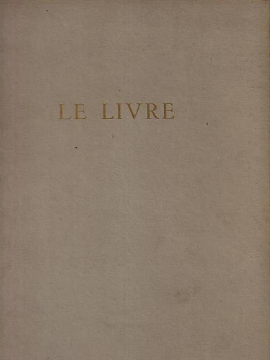 Le livre - copertina