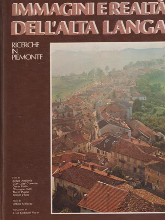 Immagine e realtà dell'alta langa - copertina
