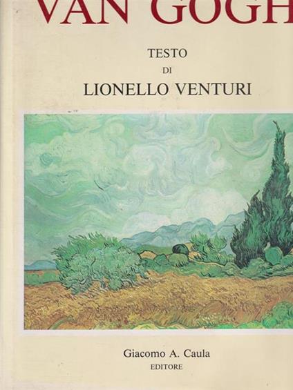 Van Gogh - Lionello Venturi - copertina