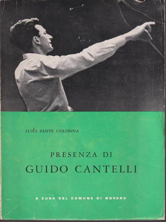 Presenza di Guido Cantelli - copertina