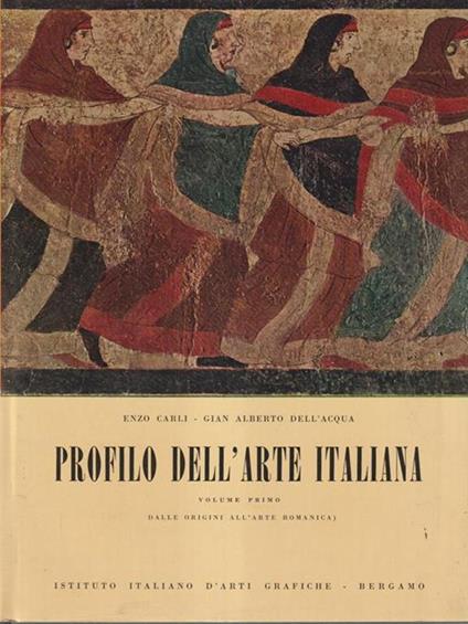 Profilo dell'arte italiana vol. 1 - Enzo Carli - copertina