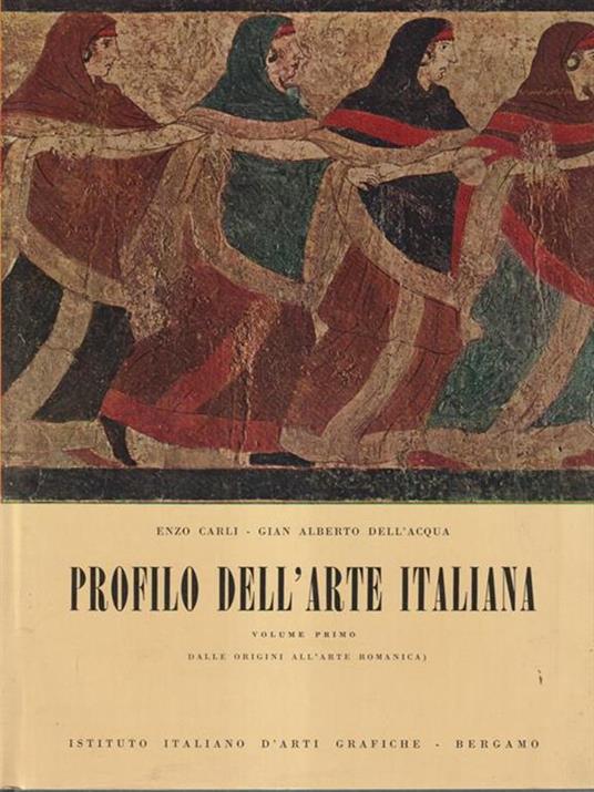 Profilo dell'arte italiana vol. 1 - Enzo Carli - copertina