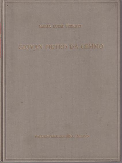 Giovan Pietro da Cemmo - Maria Luisa Ferrari - copertina