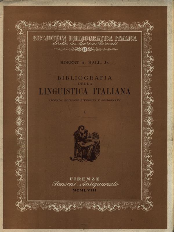 Bibliografia della linguistica italiana I