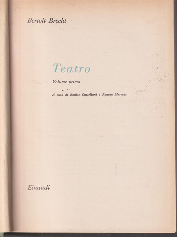 Teatro. 2vv