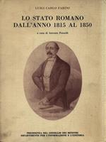 Lo stato romano dall'anno 1815 al 1850