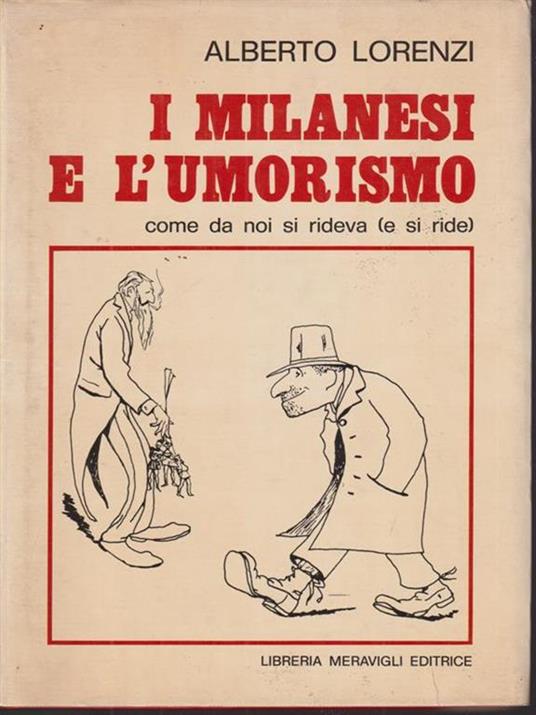 I milanesi e l'umorismo - Alberto Lorenzi - copertina