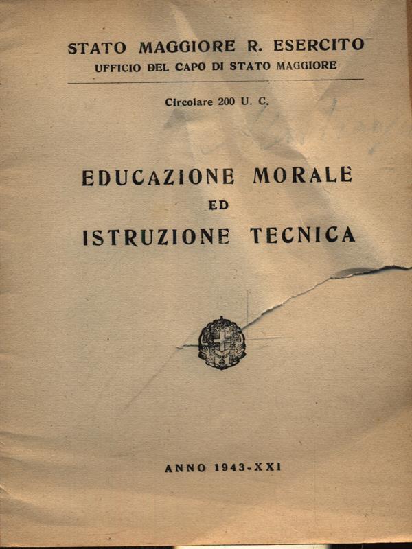 Educazione morale ed istruzione tecnica
