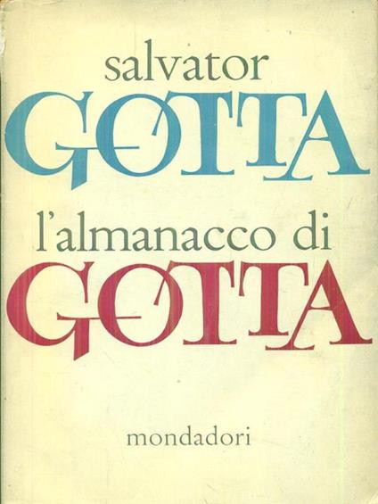 L' almanacco di Gotta - Salvator Gotta - copertina