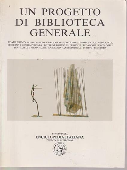 Un progetto di biblioteca generale - copertina