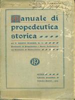 Manuale di propedeutica storica