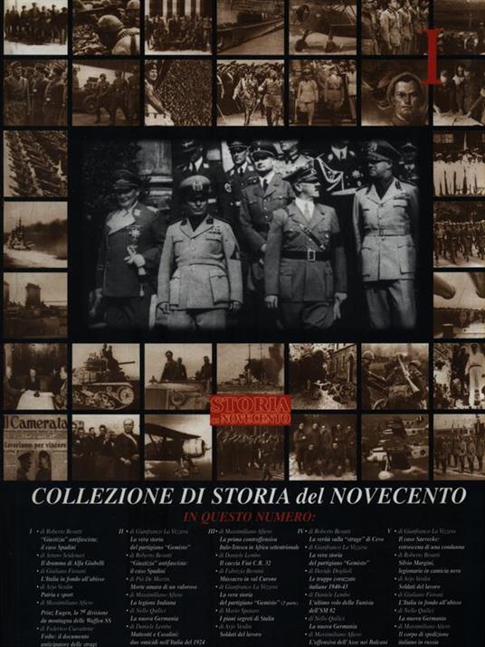Collezione di storia del Novecento. Raccolta dei fascicoli dal 1 al 5 - copertina