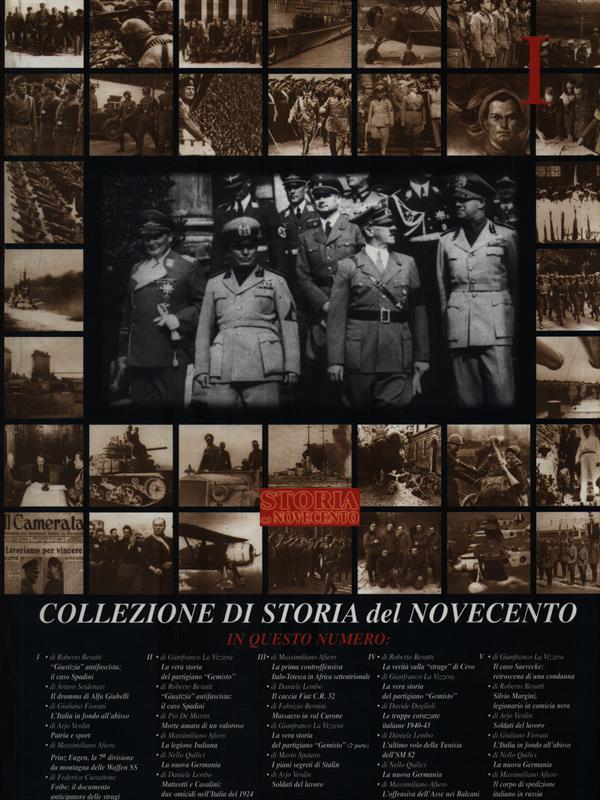 Collezione di storia del Novecento. Raccolta dei fascicoli dal 1 al 5