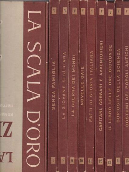 La Scala d'Oro. BIiblioteca graduata per ragazzi SERIE V/15 voll - copertina
