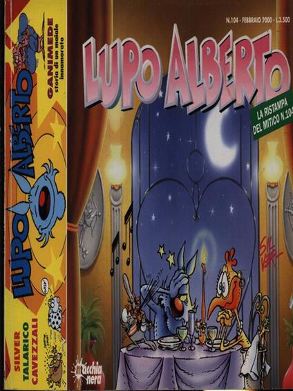 Lupo Alberto n. 104/febbraio 2000 - Silver - copertina