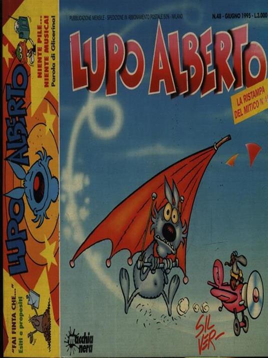 Lupo Alberto n. 48/giugno 1995 - Silver - copertina