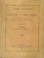 Opere complete di Giulio Carcano Volume VII