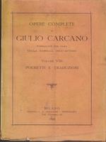 Opere complete di Giulio Carcano Volume VIII