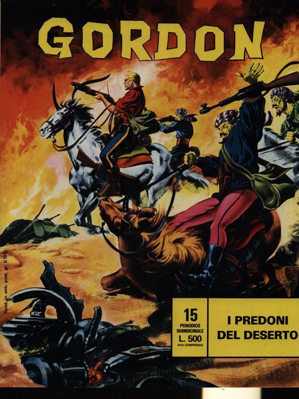 Gordon n. 15 - I predoni del deserto