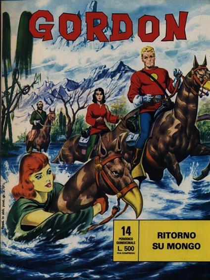 Gordon n. 14 - Ritorno su Mongo - copertina