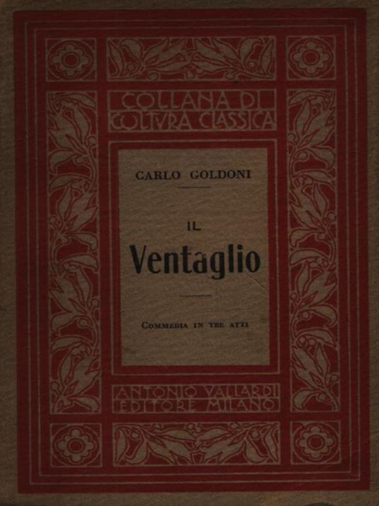 Il Ventaglio - Carlo Goldoni - copertina