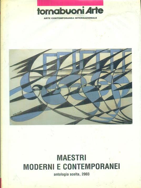 Maestri moderni e contemporanei Antologia scelta, 2003 - copertina