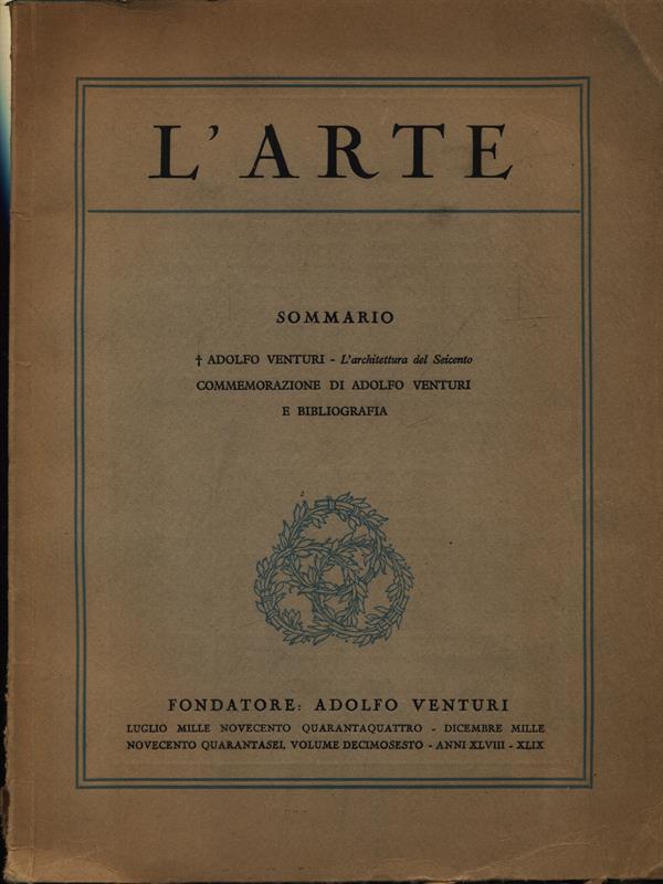 L' Arte luglio 1944-dicembre 1946