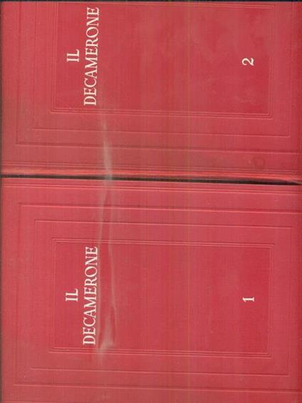 Il decamerone. 2vv - Giovanni Boccaccio - copertina