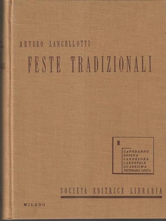 Feste tradizionali 2vv - Arturo Lancellotti - copertina