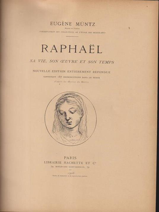 Raphael - Eugenio Muentz - copertina