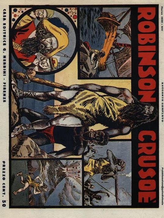 Robinson Crusoe' - copertina