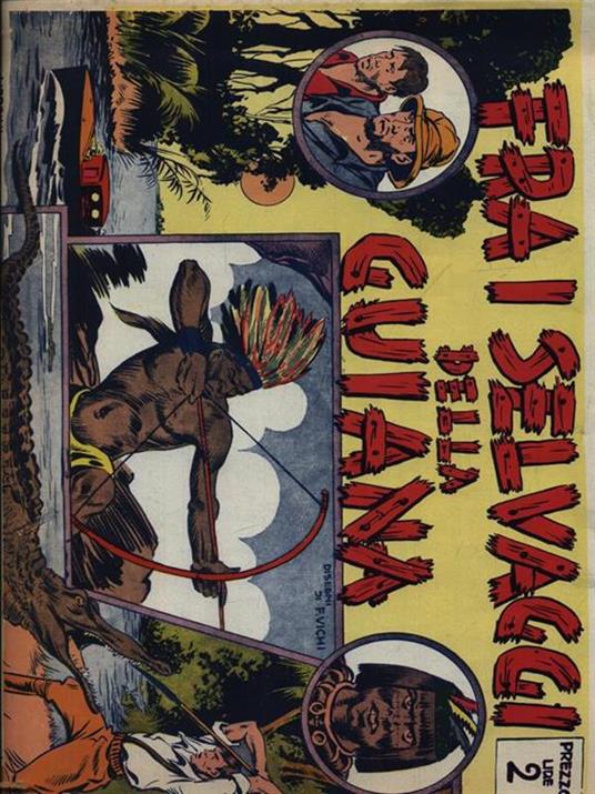 Fra i selvaggi della Guiana - copertina