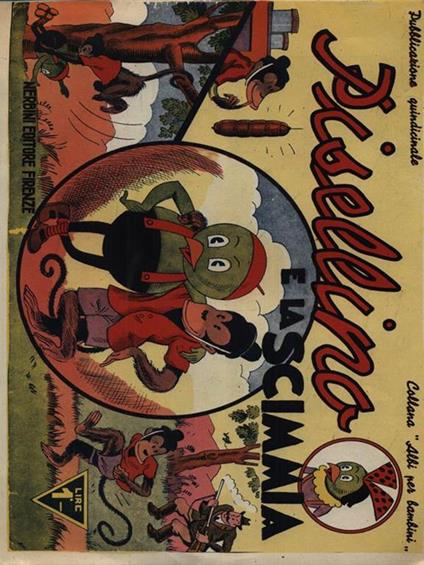 Pisellino e la scimmia - copertina