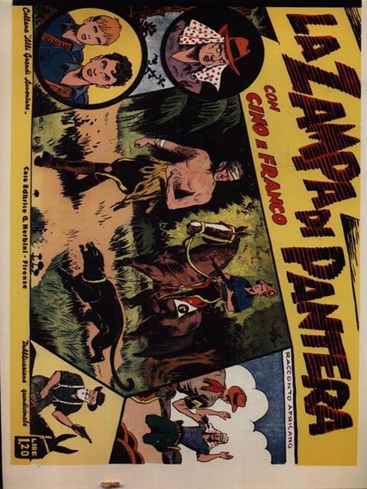 La zampa di pantera - copertina